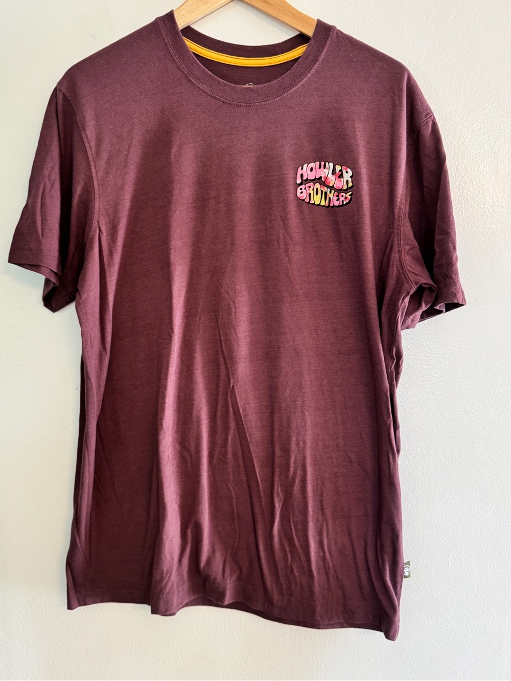 Howler Brothers Maroon Short-Sleeve Logo Tee
